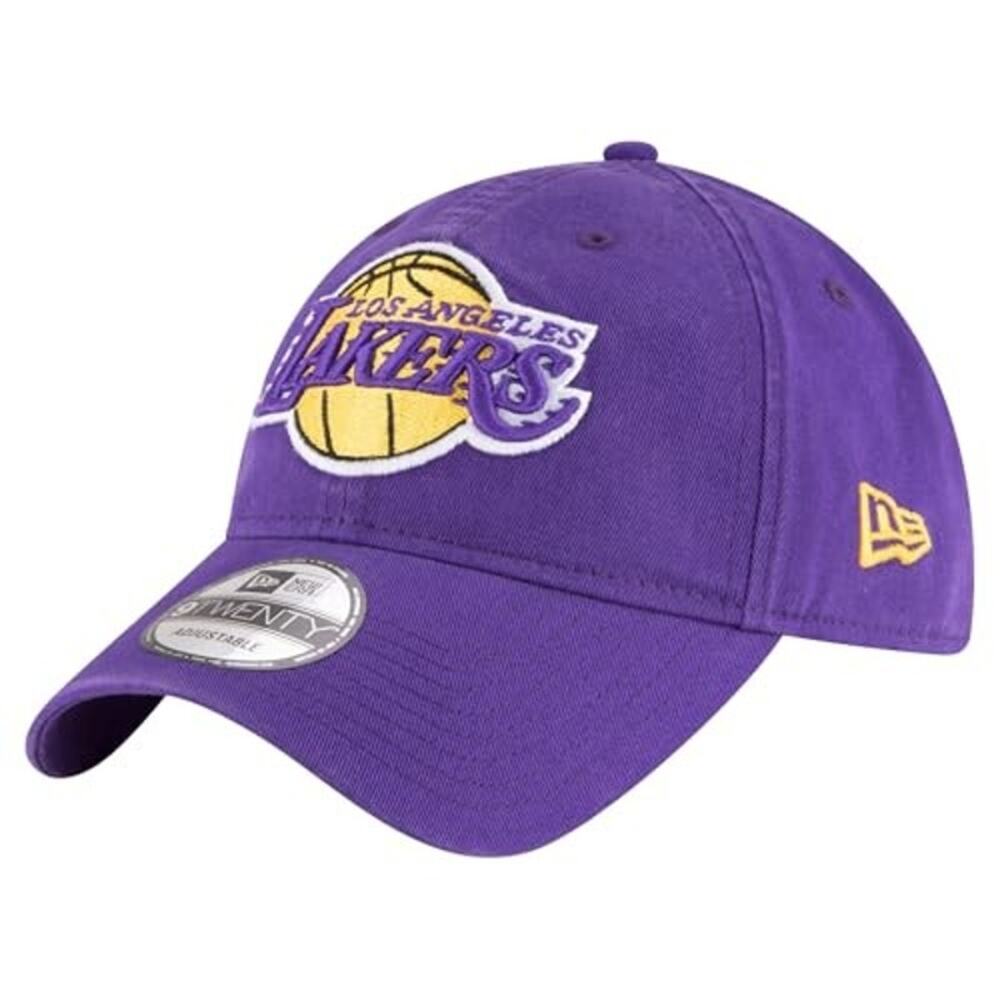NWT New Era Unisex NBA 9TWENTY Adjustable Cap Hat Los Angeles Lakers Purple